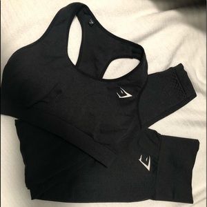 Gymshark vital seamless color black marl